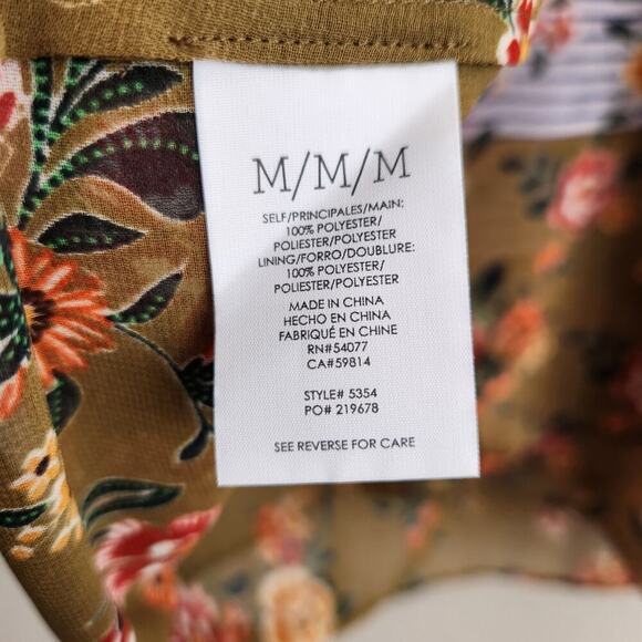 CAbi Penelope Mixed Print Striped Sleeveless Tunic Style 5354 Size Medium - Picture 11 of 12